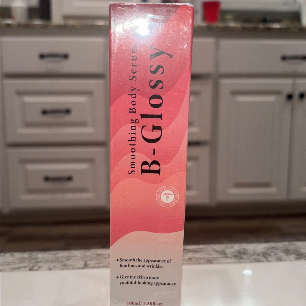 B Glossy Intensive Smoothing Body Serum Hydration Anti-aging 3.38fl.oz Exp 8/27